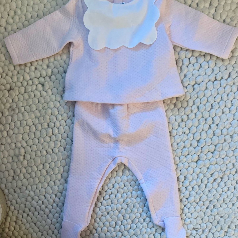 Jacadi Rose Pale Baby Ensemble